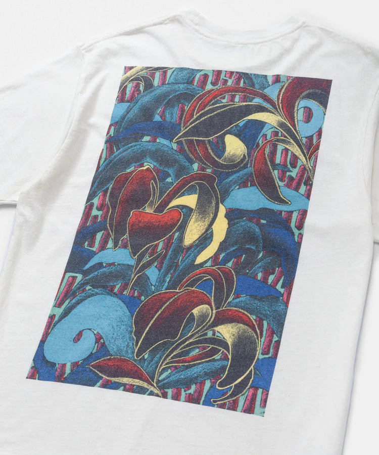 THE INOUE BROTHERS / Organic Cotton and Hemp T-shirt "Pistachio Hana-bi"