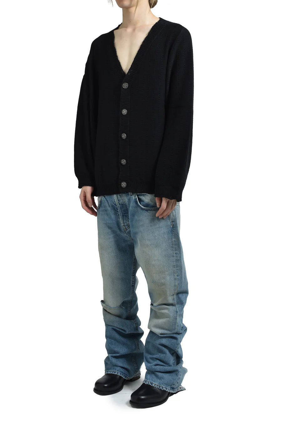 ENFANTS RICHES DÉPRIMÉS / ASYMMETRICAL CARDIGAN