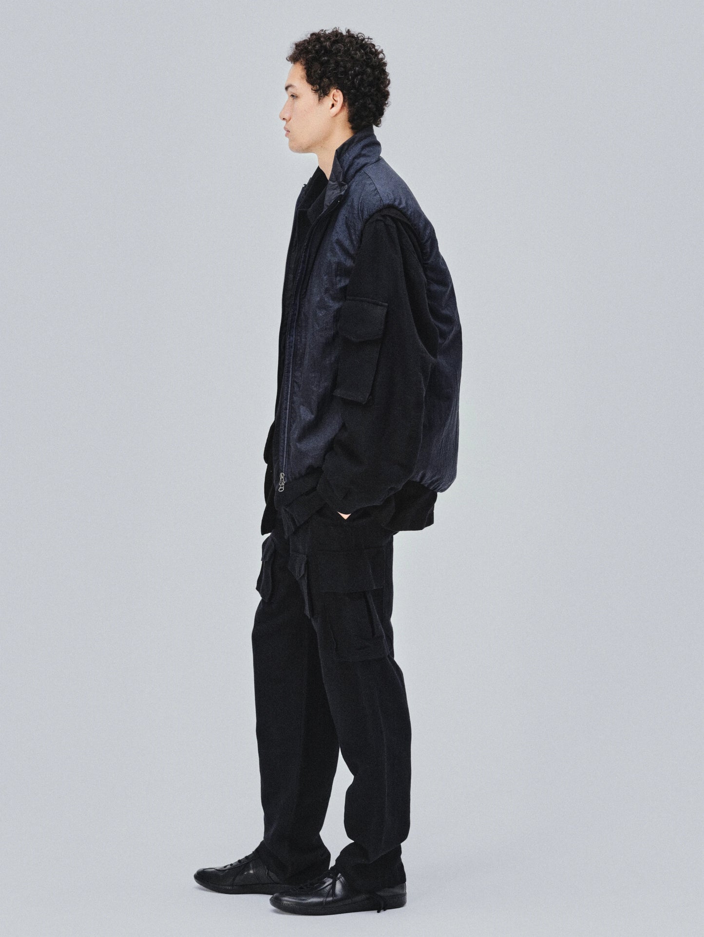KAPTAIN SUNSHINE 26AW Shrink Nylon Puff Vest