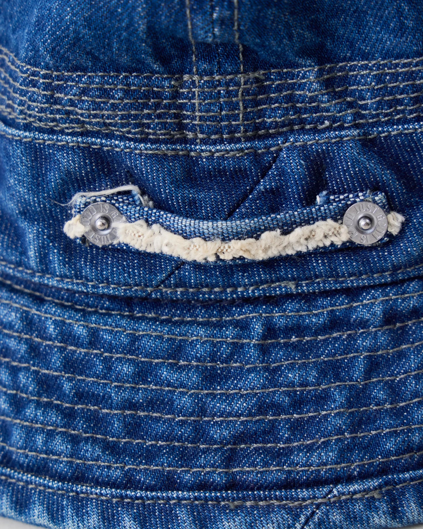 NICENESS 25SS E.MATLOCK / Aged Effect Denim Hat - Indigo