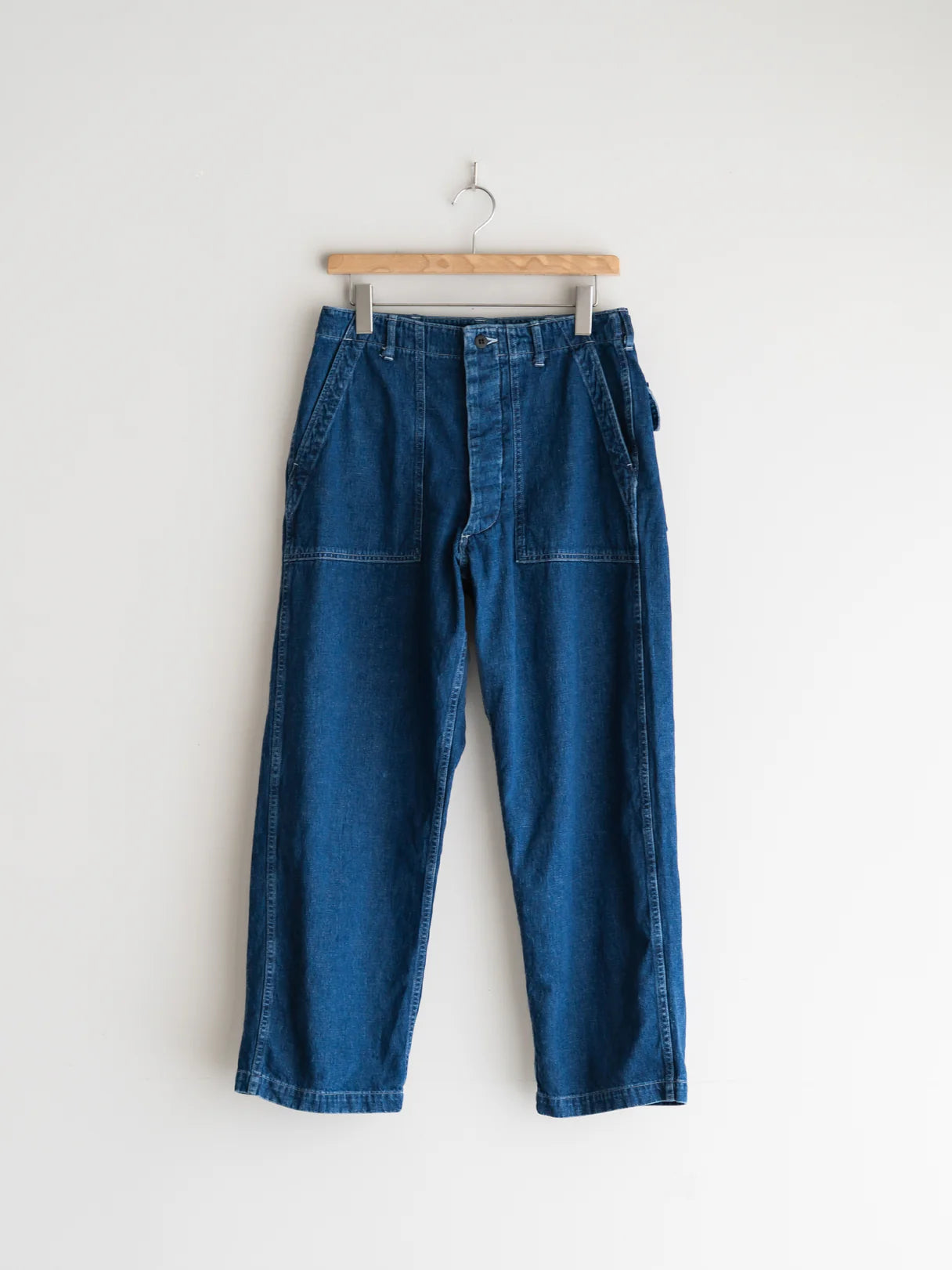 INTERIM 25SS USED SLUB YARN DENIM BAKER PANTS