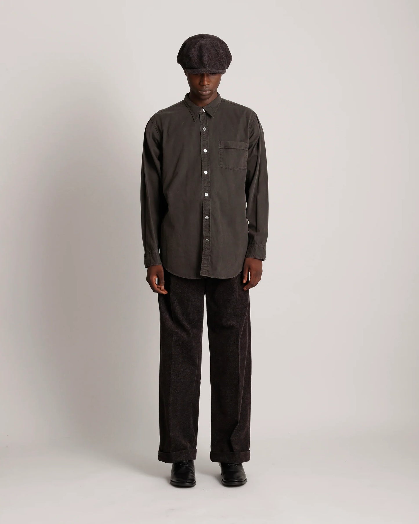 T.T 25AW NARROW COLLAR SHIRT