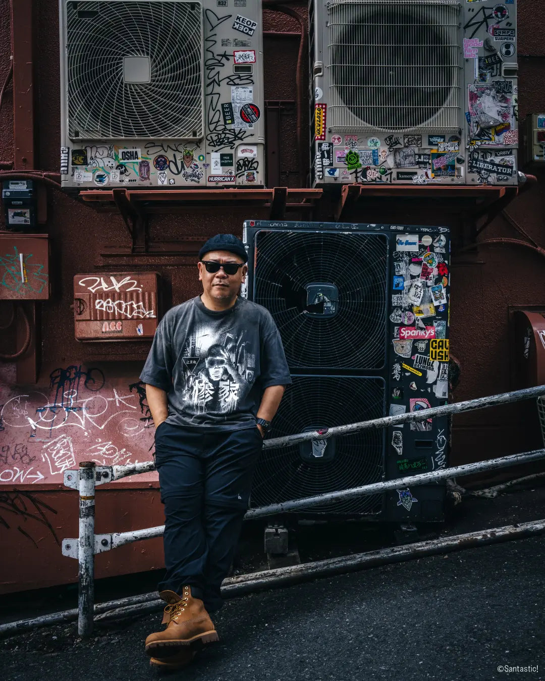 SAINT Mxxxxxx x GEEKS RULE/SANTASTIC! / GS_SS TEE/惨家-zange-