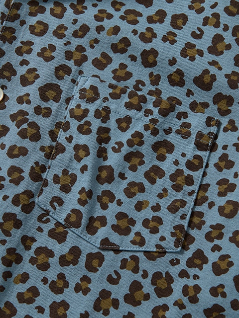 Good On 25SS Leopard S/S Open T-Shirt