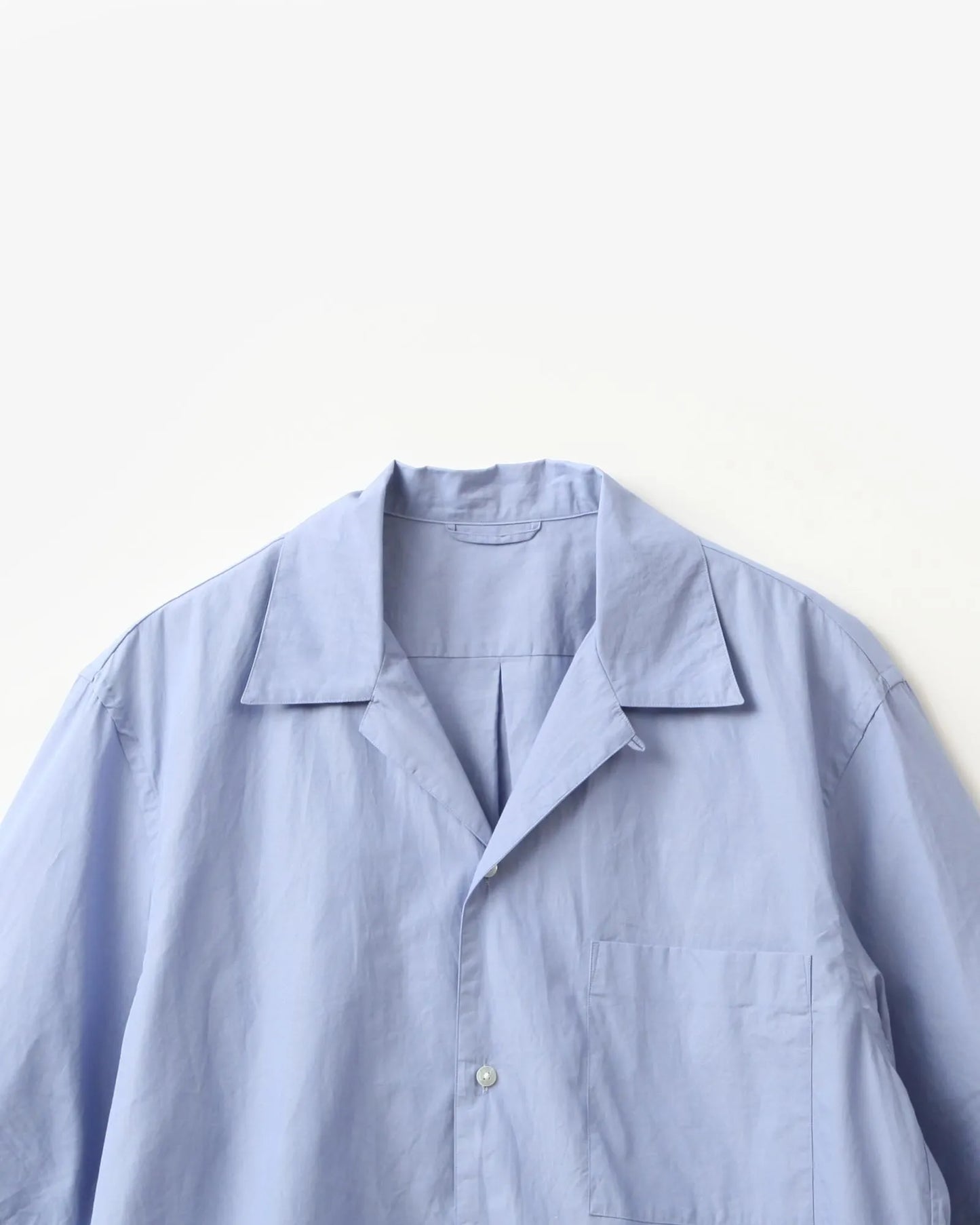 blurhms 25SS Chambray Open-Collar Shirt
