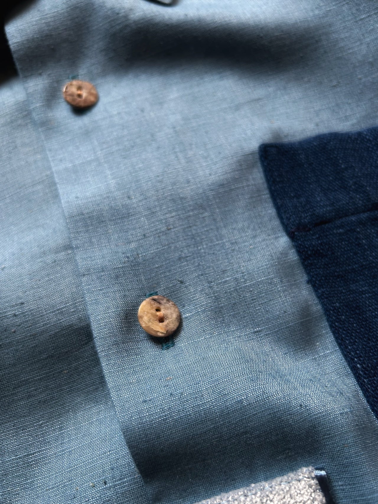 ANSNAM / Patched Shirts Indian Silk