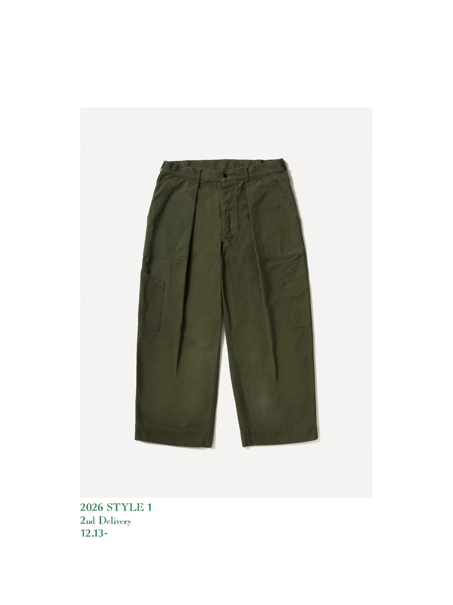 A.PRESSE 26SS USAF Hemmed Bottoms