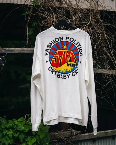 SAINT Mxxxxxx 25AW LS TEE_FASHION POLITICS