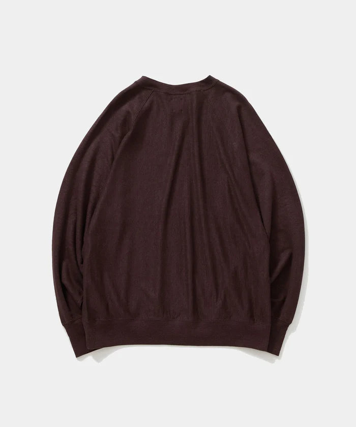 BATONER 25SS BELGIAN LINEN URAKE CREW NECK L/S