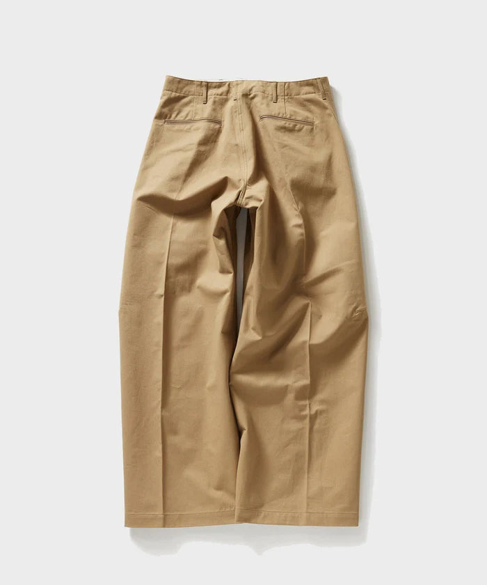 HYKE 25AW BARREL-LEG CHINO PANTS