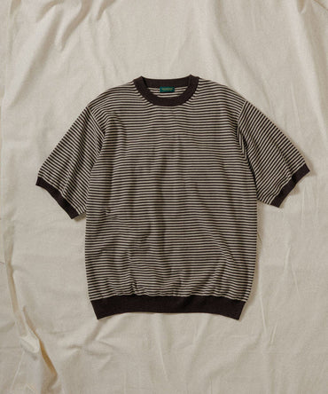 WILD LIFE TAILOR / BORDER KNIT S/S TEE