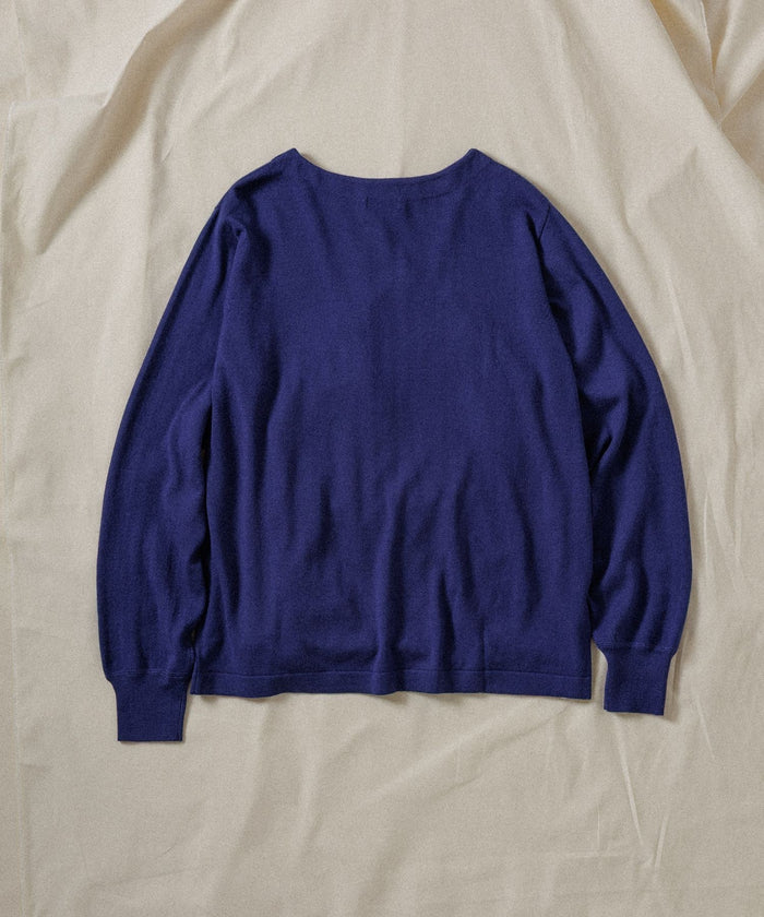 WILD LIFE TAILOR / BOAT NECK LS KNIT