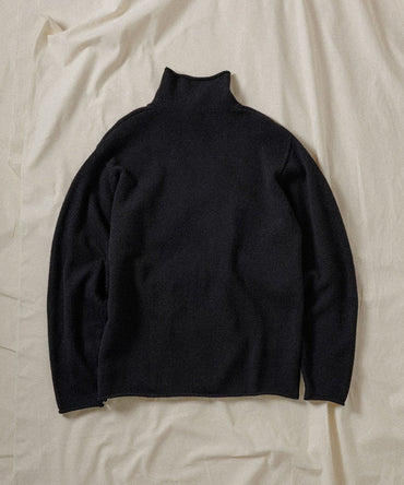WILD LIFE TAILOR / SHETLAND WOOL ROLL NECK KNIT