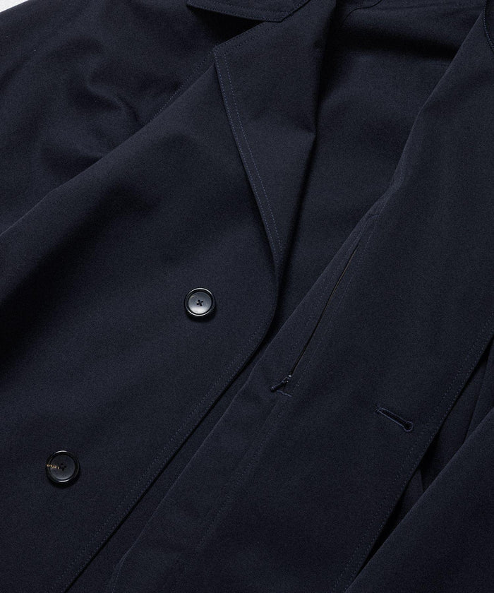 WILD LIFE TAILOR / WOOL GABARDINE BAL COLLAR COAT