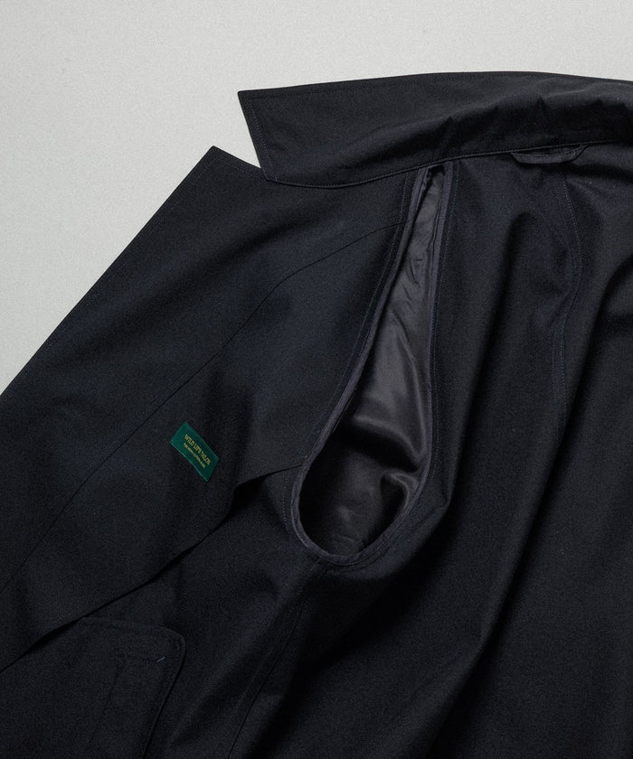 WILD LIFE TAILOR / WOOL GABARDINE BAL COLLAR COAT
