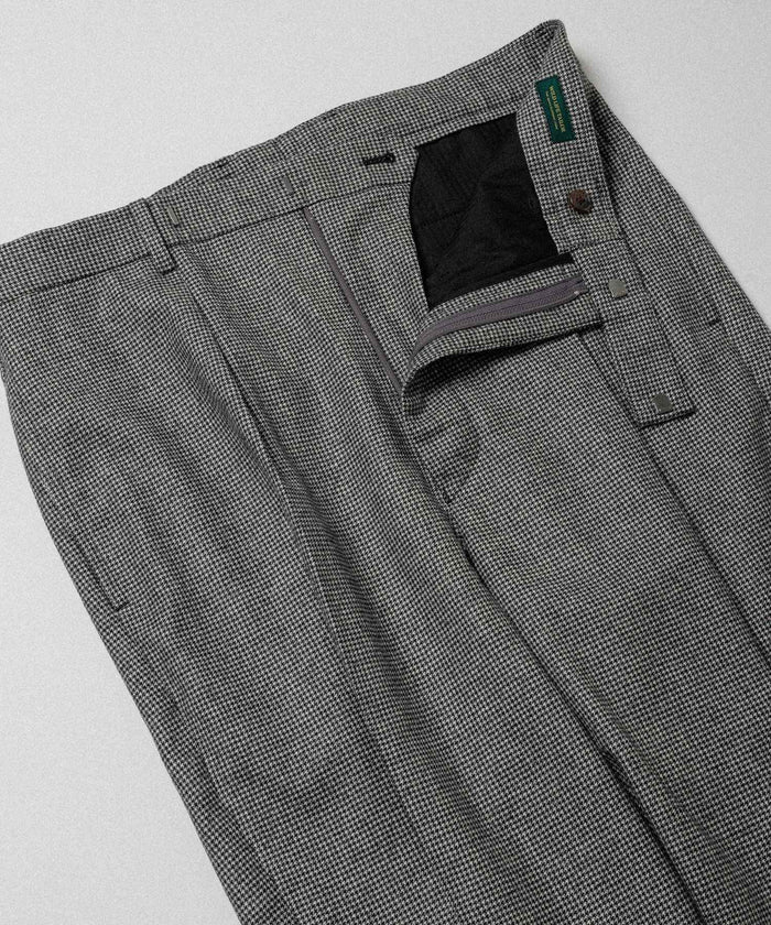 WILD LIFE TAILOR / HOUNDTOOTH TAPERD PANTS