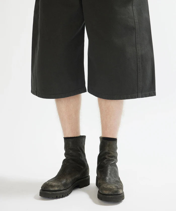 GUIDI for BIOTOP / Back Zip Boots | 796V_RU HORSE COATED BLKT