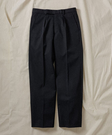 WILD LIFE TAILOR / WOOL GABARDINE STRAIGHT SLACKS