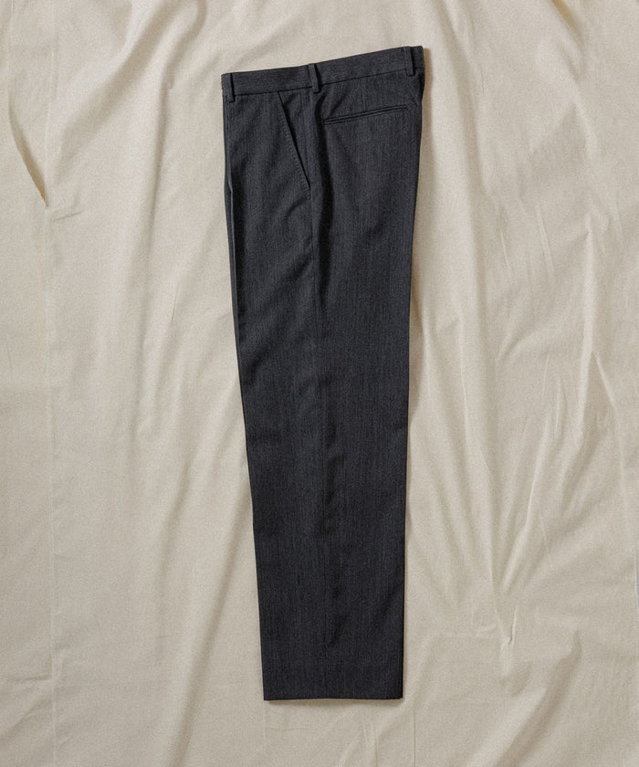 WILD LIFE TAILOR / WOOL GABARDINE STRAIGHT SLACKS