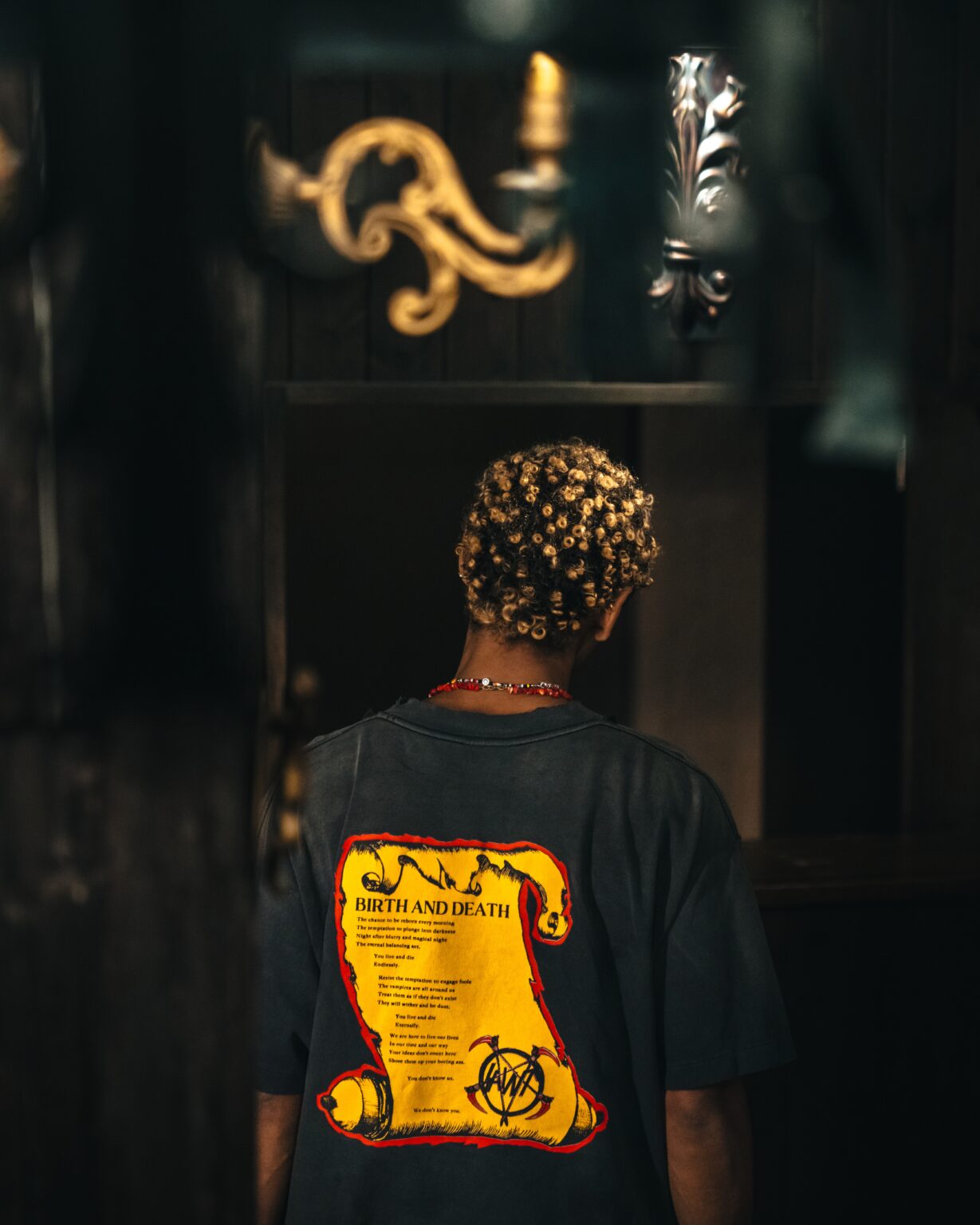 SAINT Mxxxxxx 25AW SS TEE_BIRTH AND DEATH