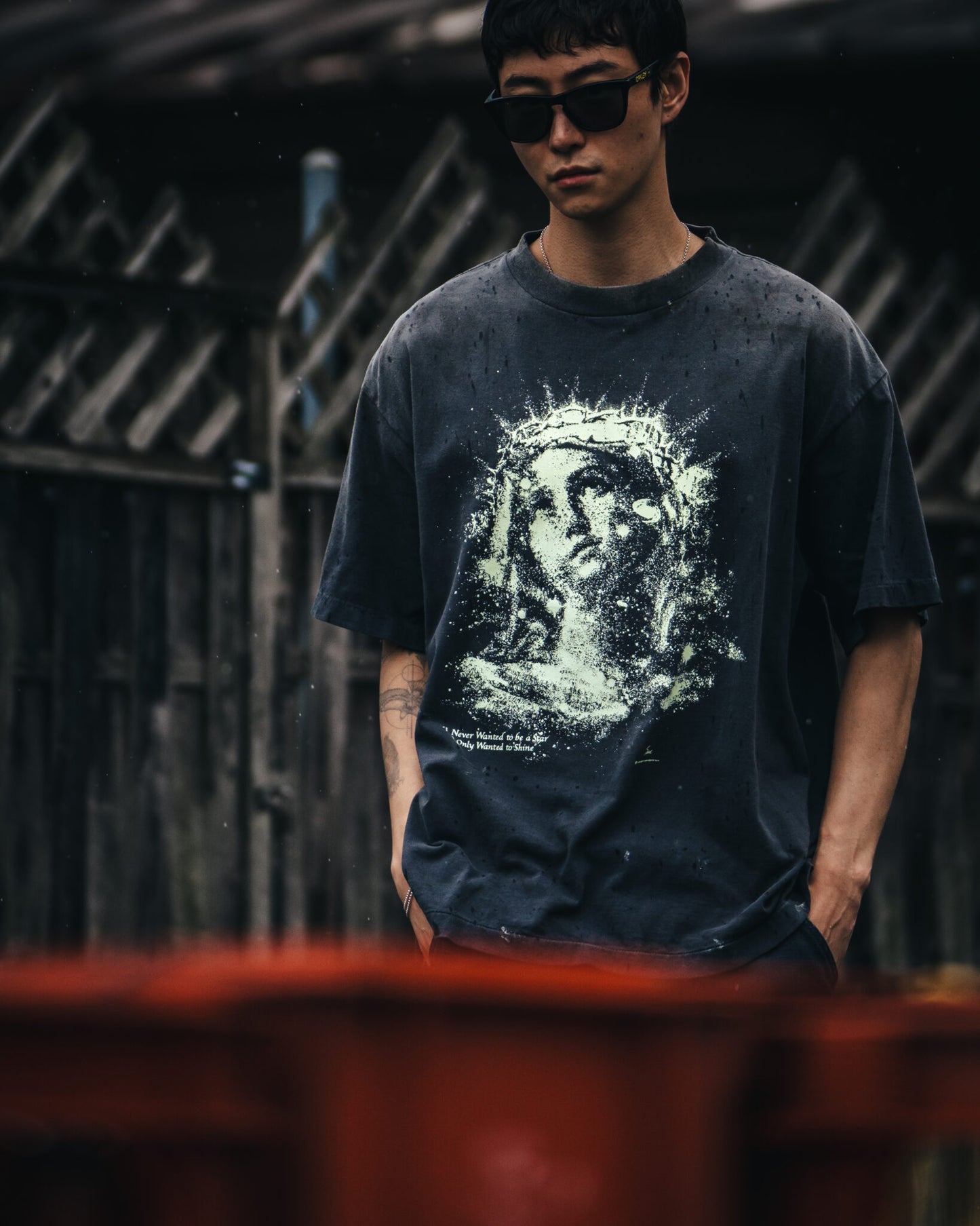 SAINT Mxxxxxx 25AW SS TEE_MARIA