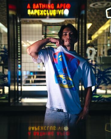 SAINT Mxxxxxx x BAPE / BAPE_SS TEE_GOD