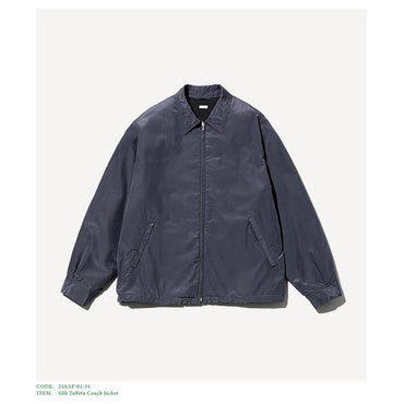 A.PRESSE 25AW Silk Taffeta Coach Jacket