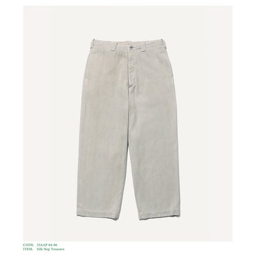 A.PRESSE 25AW Silk Nep Trousers