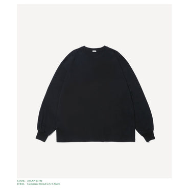 A.PRESSE 25AW Cashmere Blend L/S T-Shirt