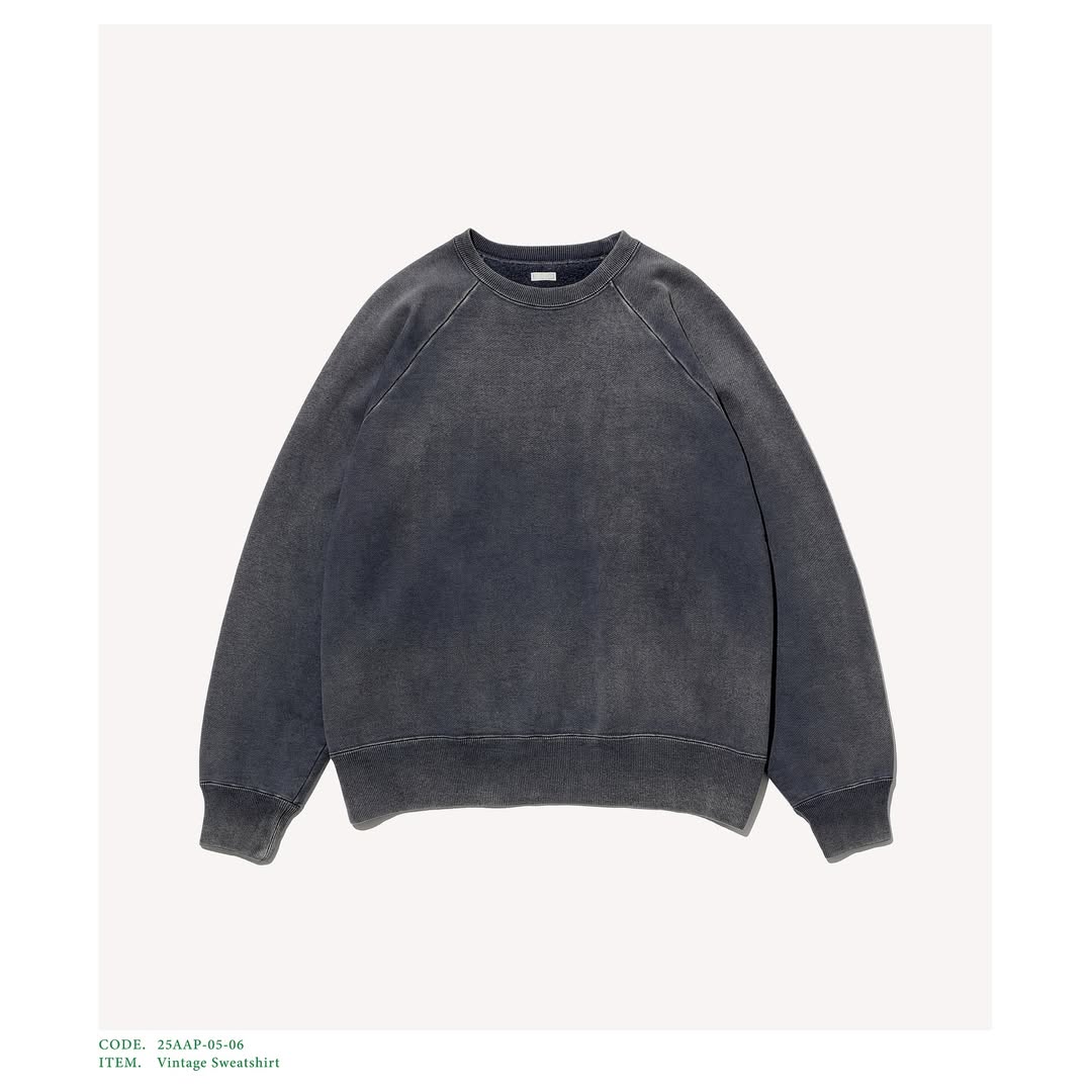 A.PRESSE 25AW Vintage Sweatshirt