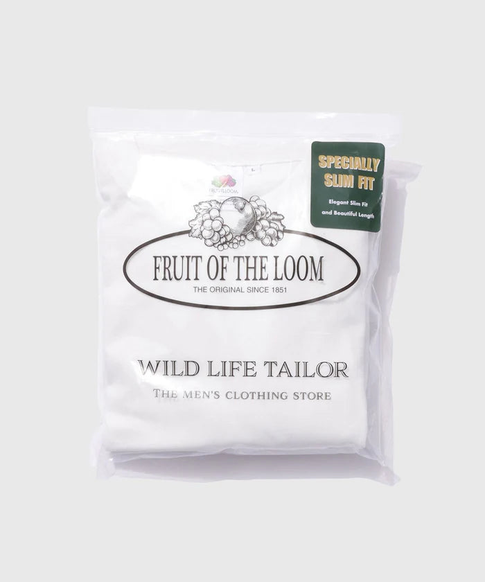 FRUIT OF THE LOOM for WILD LIFE TAILOR / EX SLIM FIT 2PCS PAC TEE