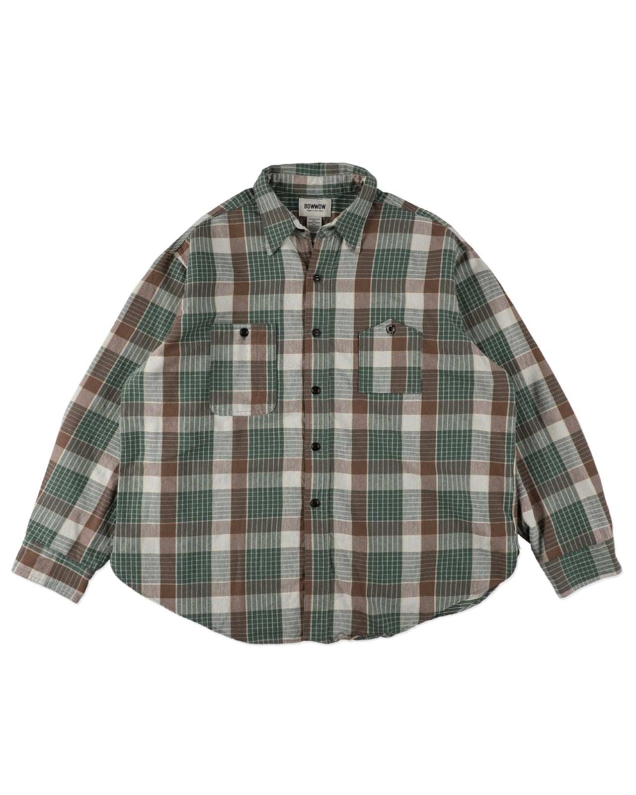 BOWWOW 26AW MOUNTAIN POCKET FLANNEL SHIRT