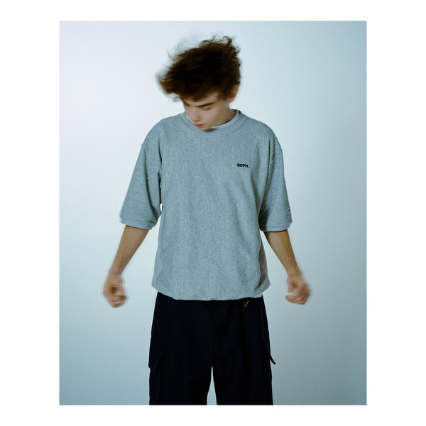SOPH. x Champion REVERSE WEAVE BASIC S/S CREWNECK SWEAT