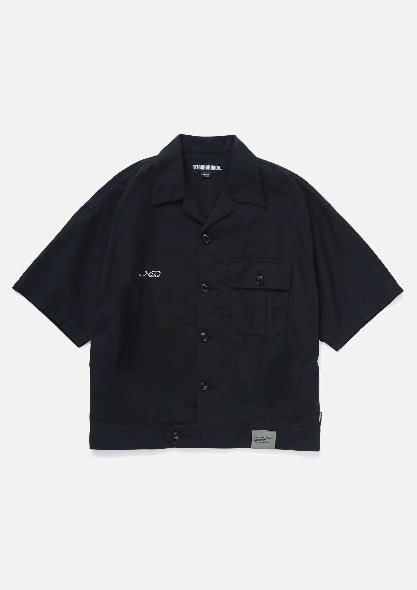 NEIGHBORHOOD 25SS BELTED OFFICER SHIRT SS