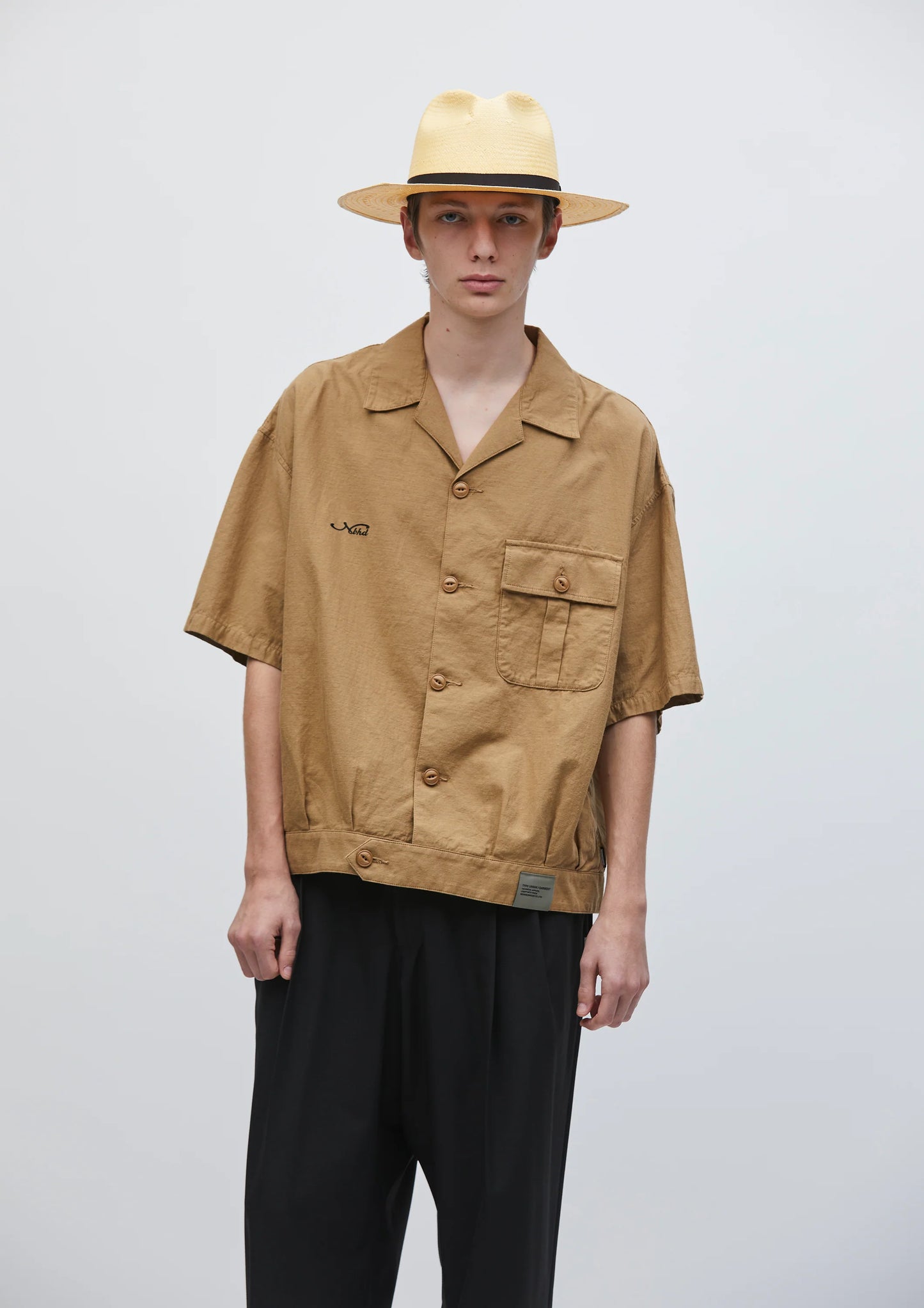 NEIGHBORHOOD 25SS BELTED OFFICER SHIRT SS