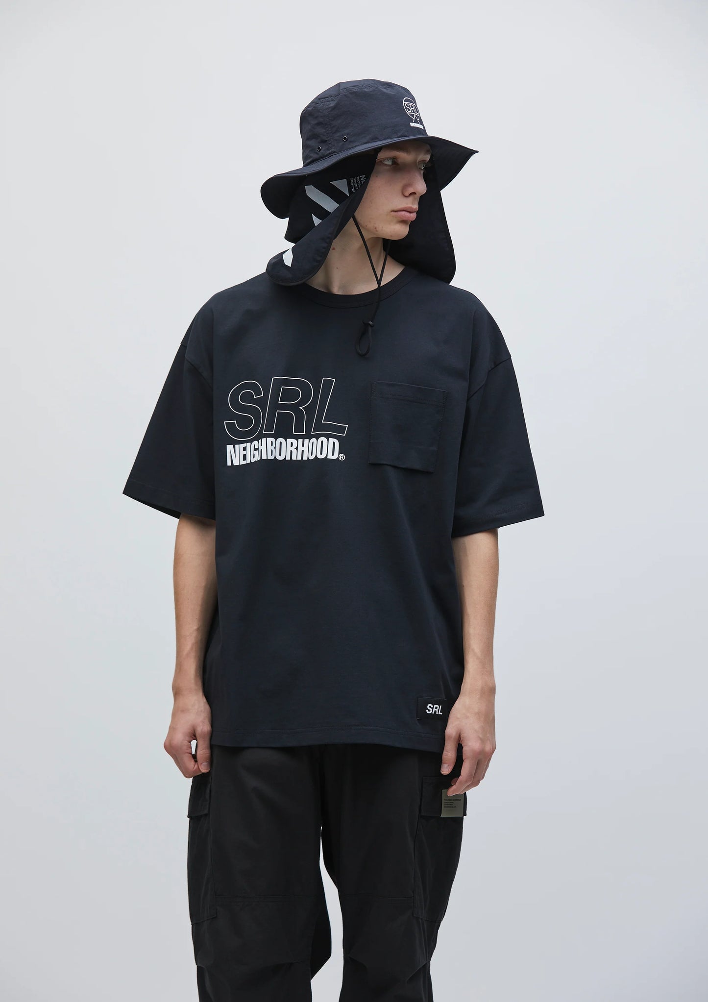 NEIGHBORHOOD / SRL . SHELTECH CREWNECK-P SS