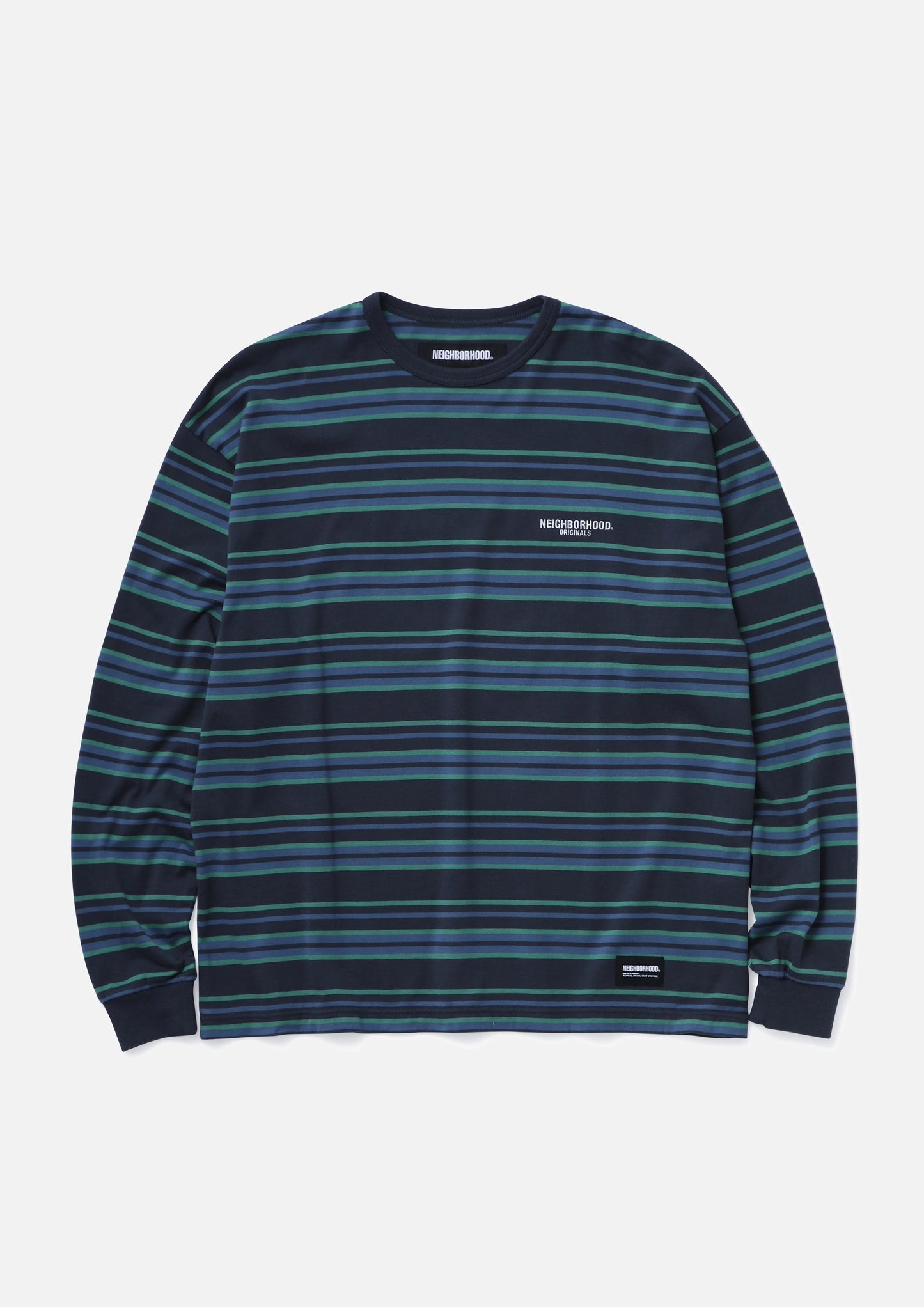 NEIGHBORHOOD 25SS BORDER CREWNECK LS