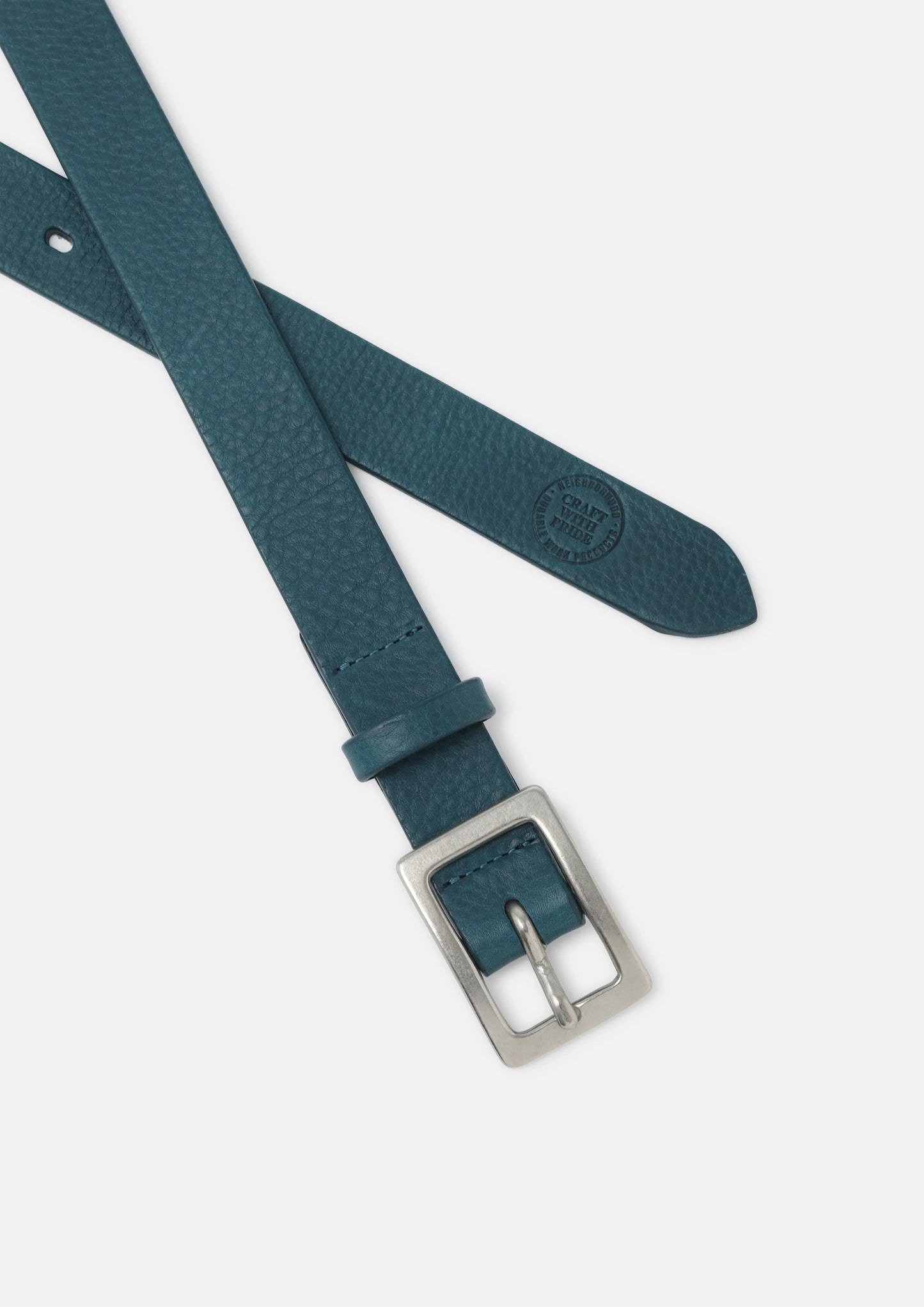 NEIGHBORHOOD 25SS LEATHER NARROW BELT