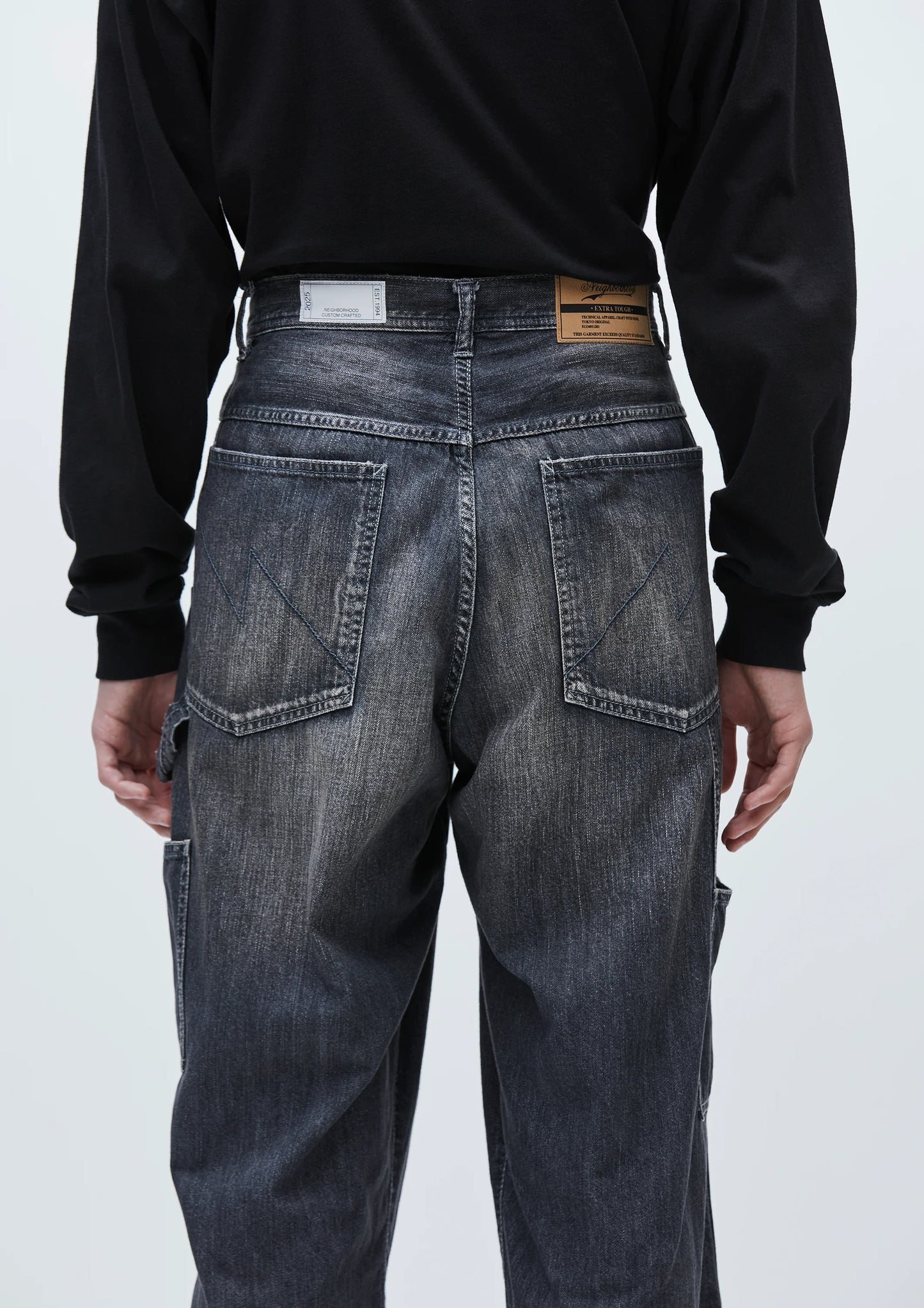 NEIGHBORHOOD 25SS SAVAGE LW DENIM PAINTER PANTS