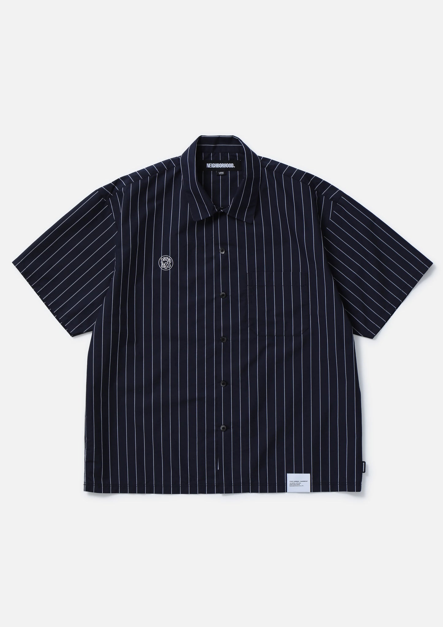 NEIGHBORHOOD 25SS STRIPE WORK SHIRT SS