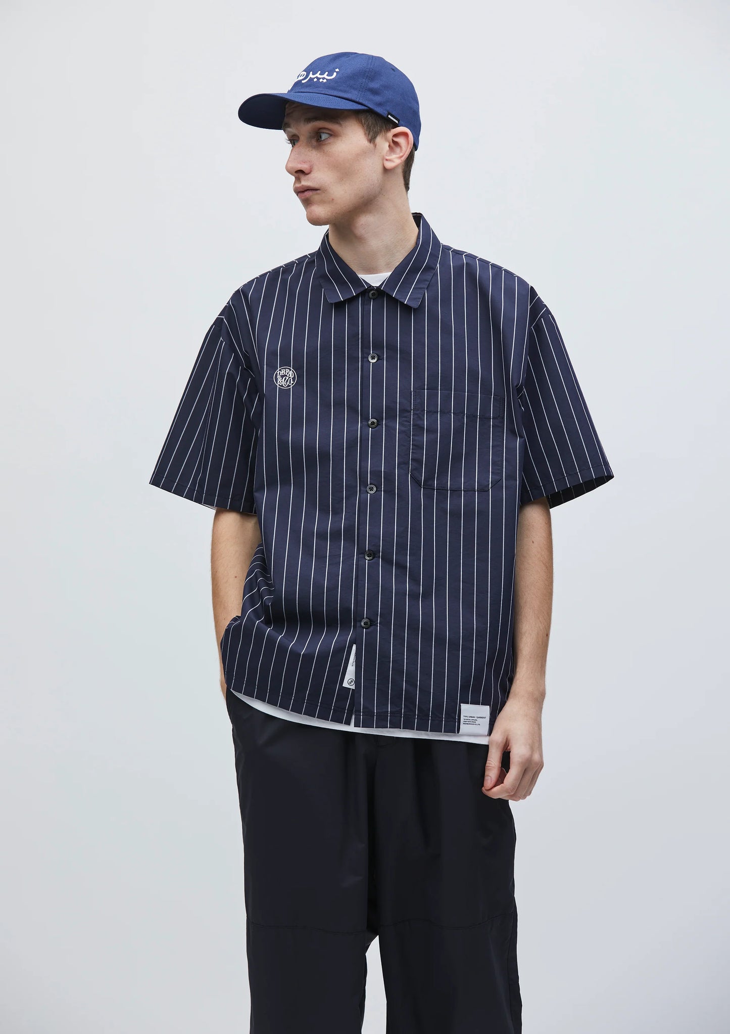 NEIGHBORHOOD 25SS STRIPE WORK SHIRT SS