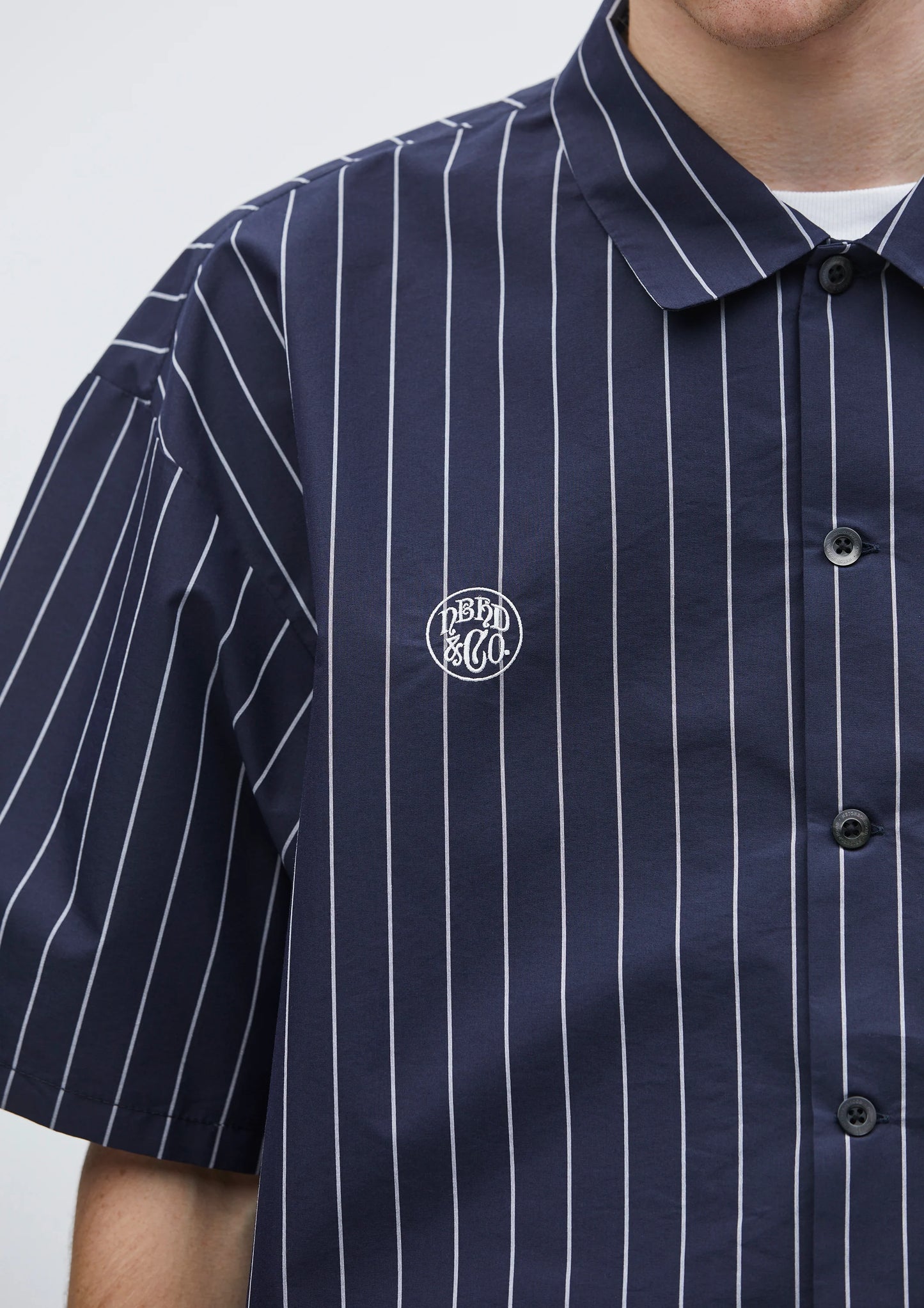 NEIGHBORHOOD 25SS STRIPE WORK SHIRT SS