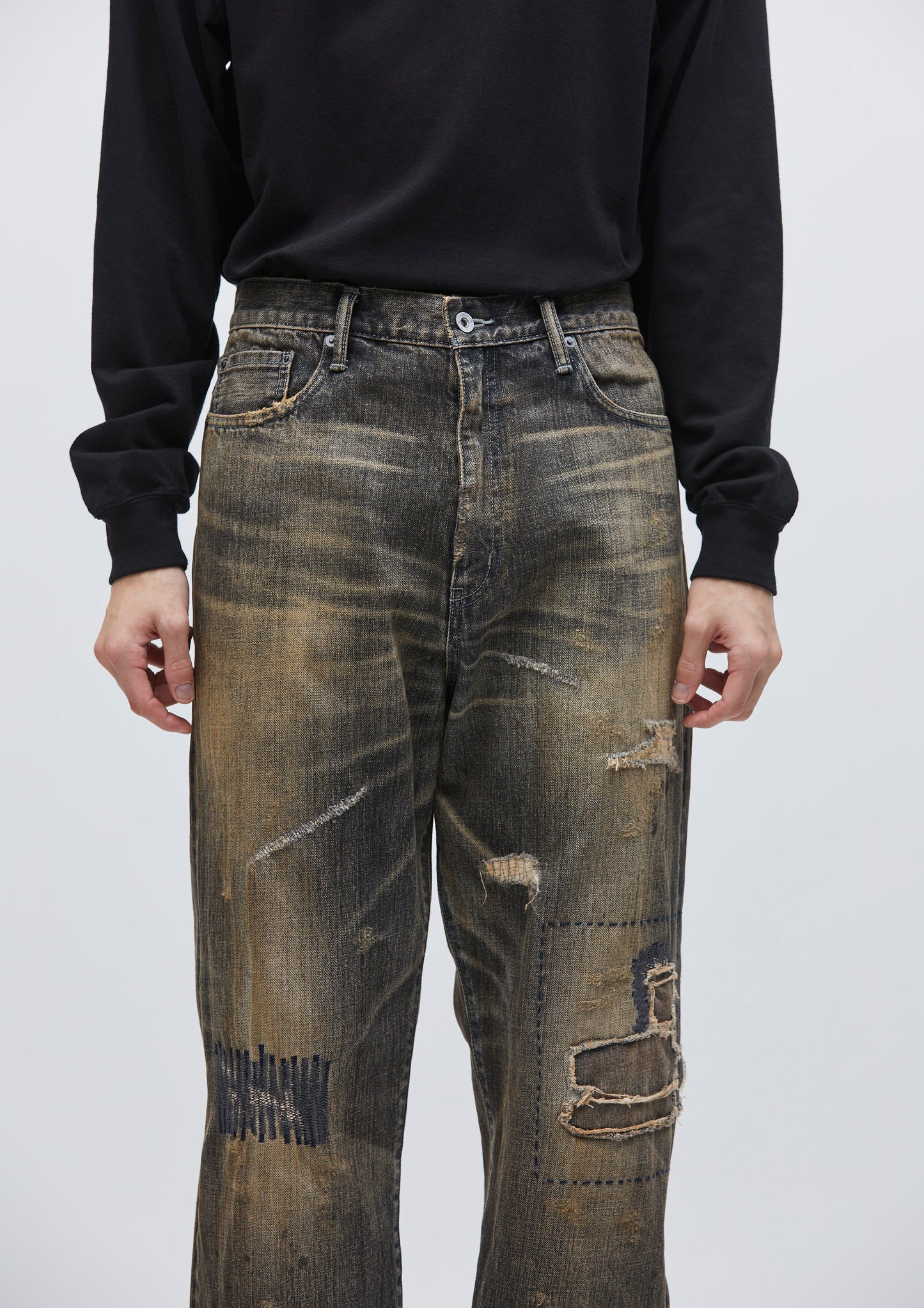 NEIGHBORHOOD 25SS SAVAGE DENIM DP BASIC PANTS