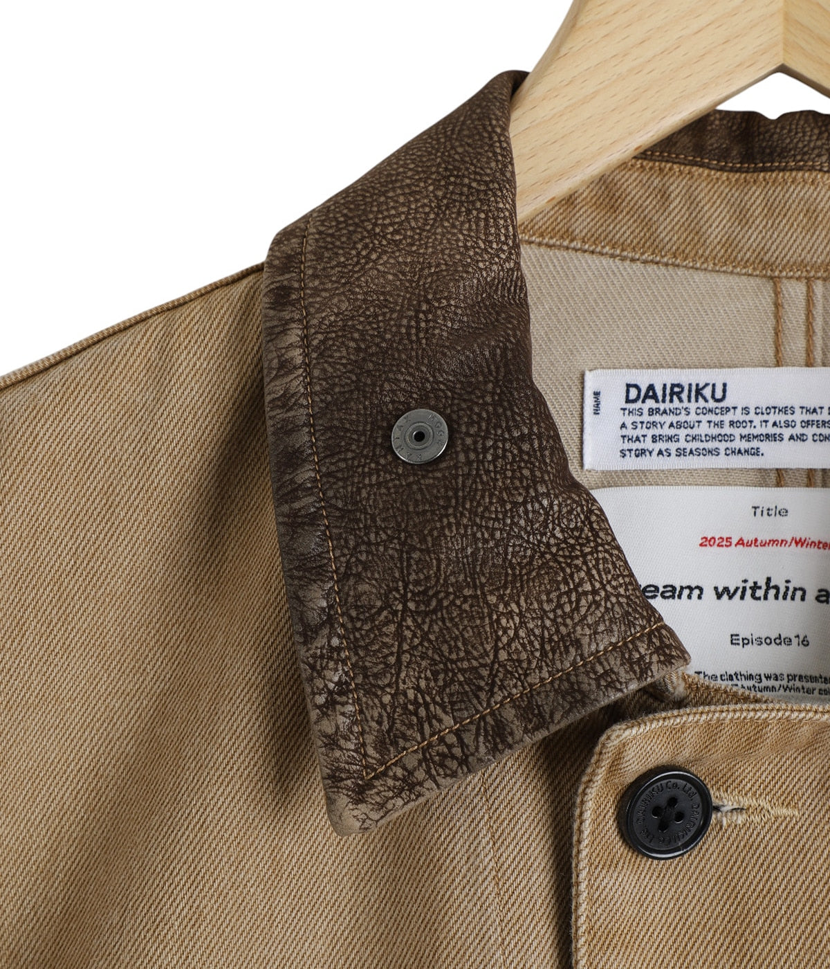DAIRIKU 25AW “Cooper“ Vintage Washed Hunting Jacket
