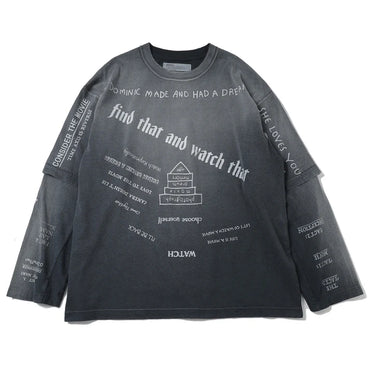 DAIRIKU 25AW TATTOO Switching Tee