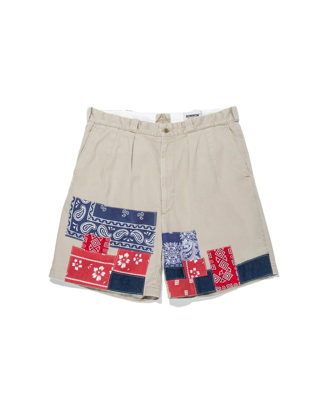 BOWWOW 25SS BANDANA REMADE CHINO SHORTS