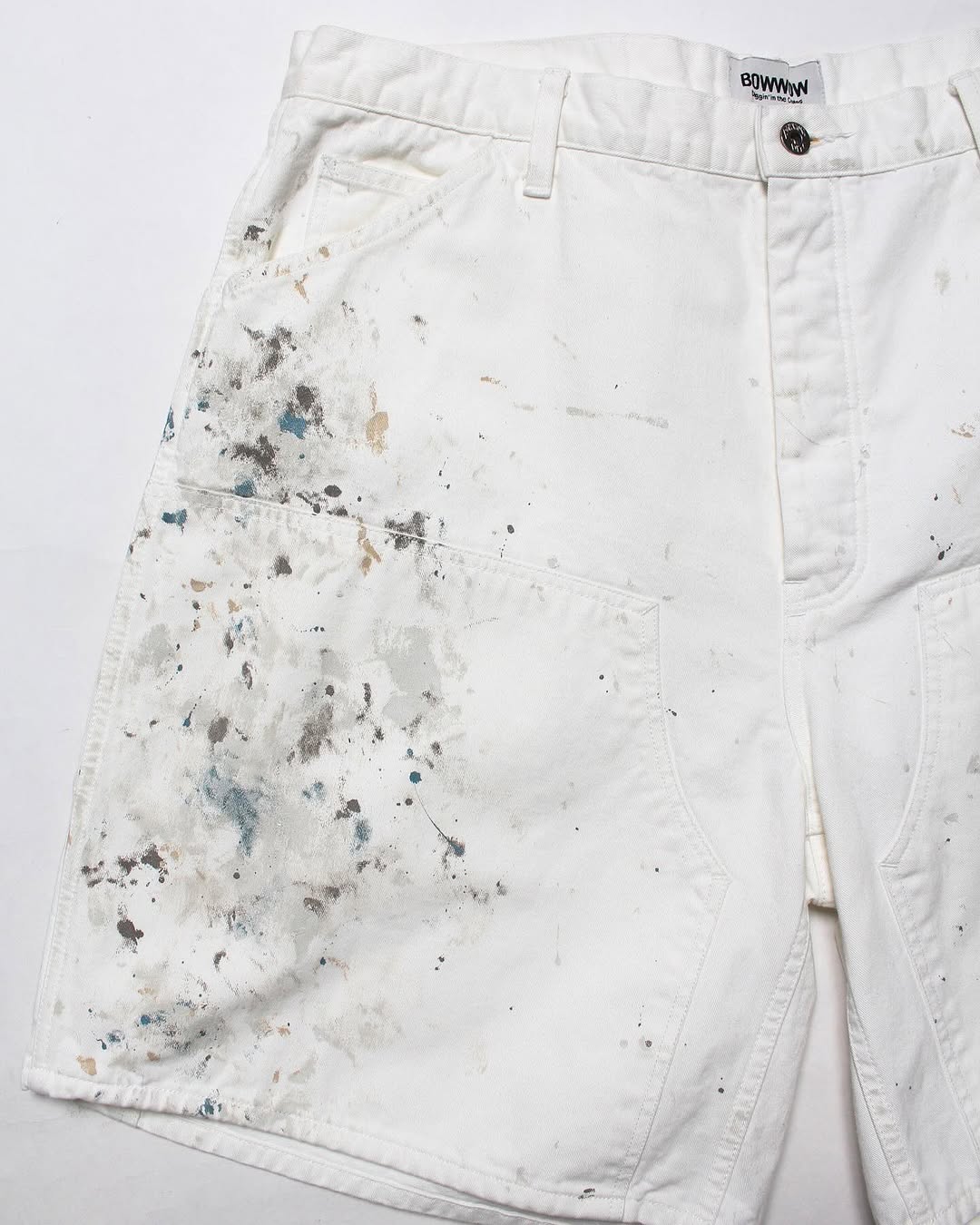 BOWWOW 25SS PAINTER'S SPLATTER SHORTS