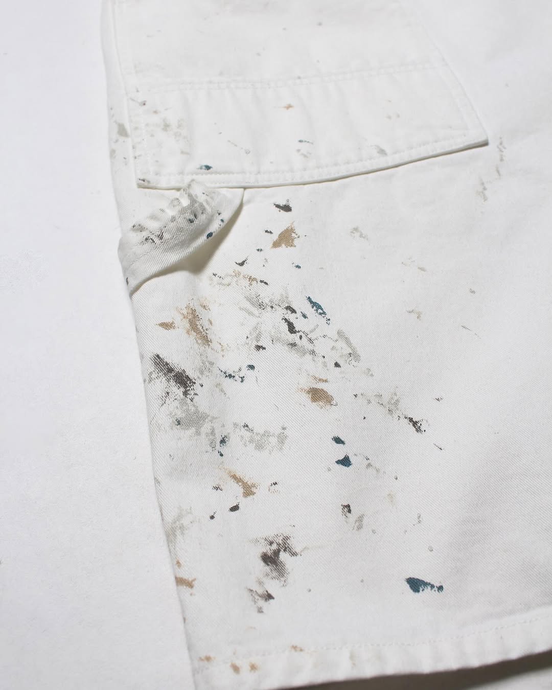 BOWWOW 25SS PAINTER'S SPLATTER SHORTS
