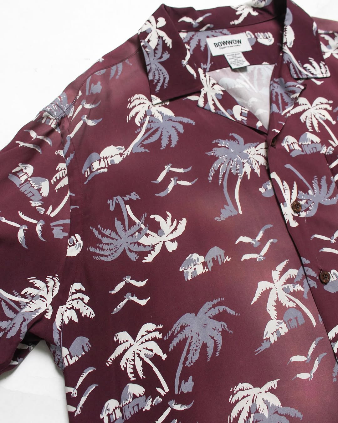 BOWWOW x TK RECORDS HAWAIIAN SHIRT SUNBURN