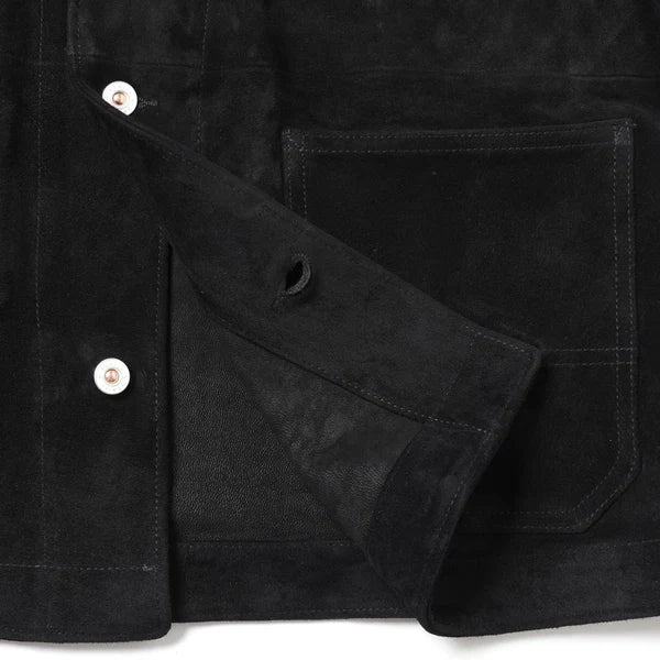HERILL 26AW Lamb Suede Railroad Chore Jacket